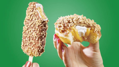 Krispy Kreme & Golden Gaytime Have Formed An Unholy Union W/ Slashie Ice-Cream & Doughnut