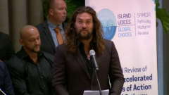 Jason Momoa, King Of The Sea, Tells The United Nations To Pull Their Finger Out
