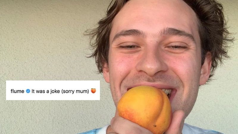 Flume, Our Ass-Eating King, Breaks Social Media Silence With An Apology To Mum