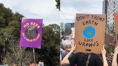 Get Around Melbourne’s Best & Wildest Signs From Today’s Seriously Huge Climate Strike