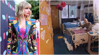 Taylor Swift Gives $10K To Sick Fan After Seeing Her Throw Album Release Party In Hospital