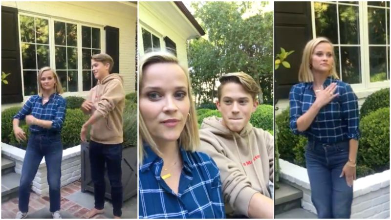 Reese Witherspoon Is Learning To Use TikTok Purely To Embarrass The Shit Out Of Her Son