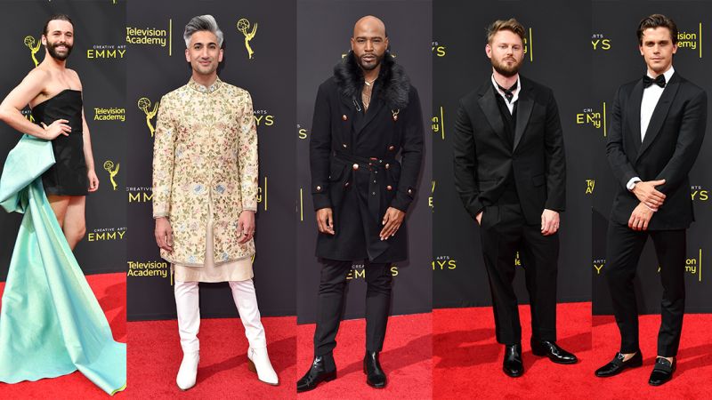 ‘Queer Eye’ Angels Collectively Impregnate The Emmy Red Carpet With Fuccable Lewks