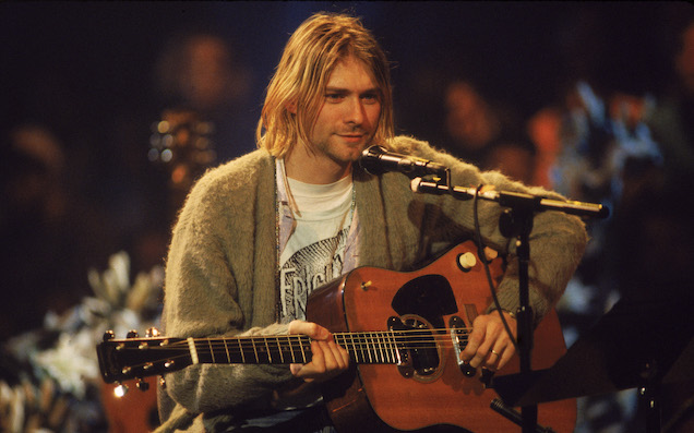 Kurt Cobain cardigan.