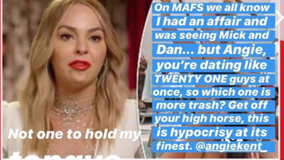SPICY: Angie Kent Vs Jessika Power Is Your New Fave Aussie Celebrity Feud