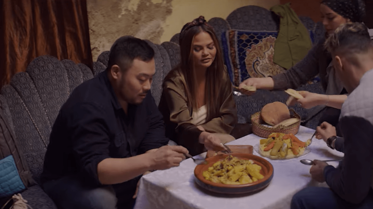 David Chang Chows Down With Chrissy Teigen In 1st ‘Breakfast, Lunch & Dinner’ Trailer
