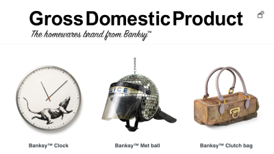 Buy T-Shirts, Toys, And Tombstones On Banksy’s Very New And Very Real Webstore