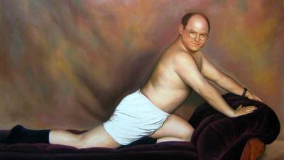 I’m Losing My Mind Over This “Comically Off” Version Of The George Costanza Oil Painting