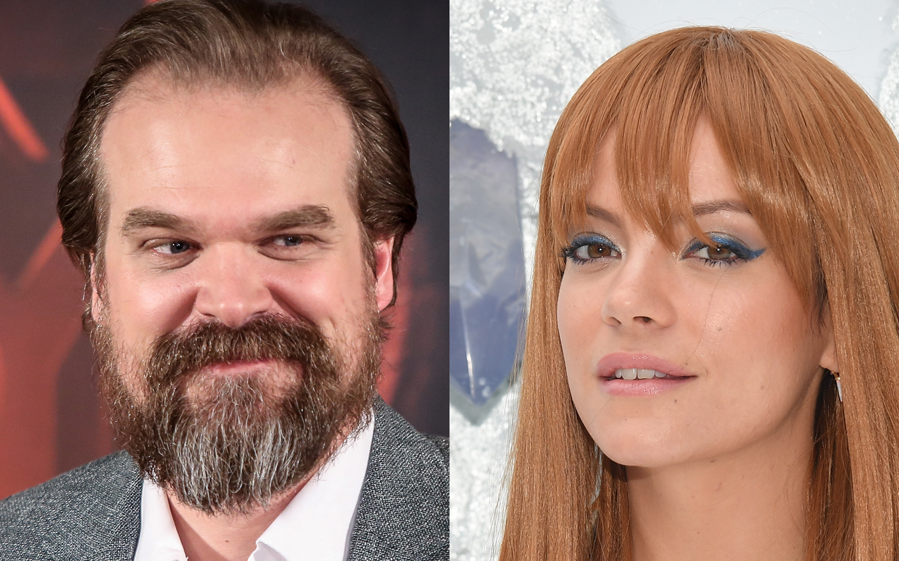 Lily Allen and David Harbour.