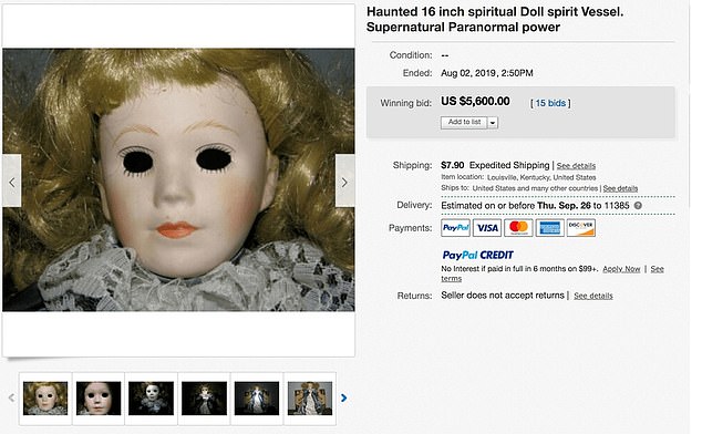 haunted ebay doll