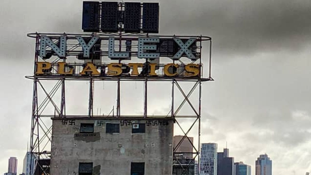 Some Absolute Shit Has Painted Swastikas On Melbourne’s Beloved Nylex Clock