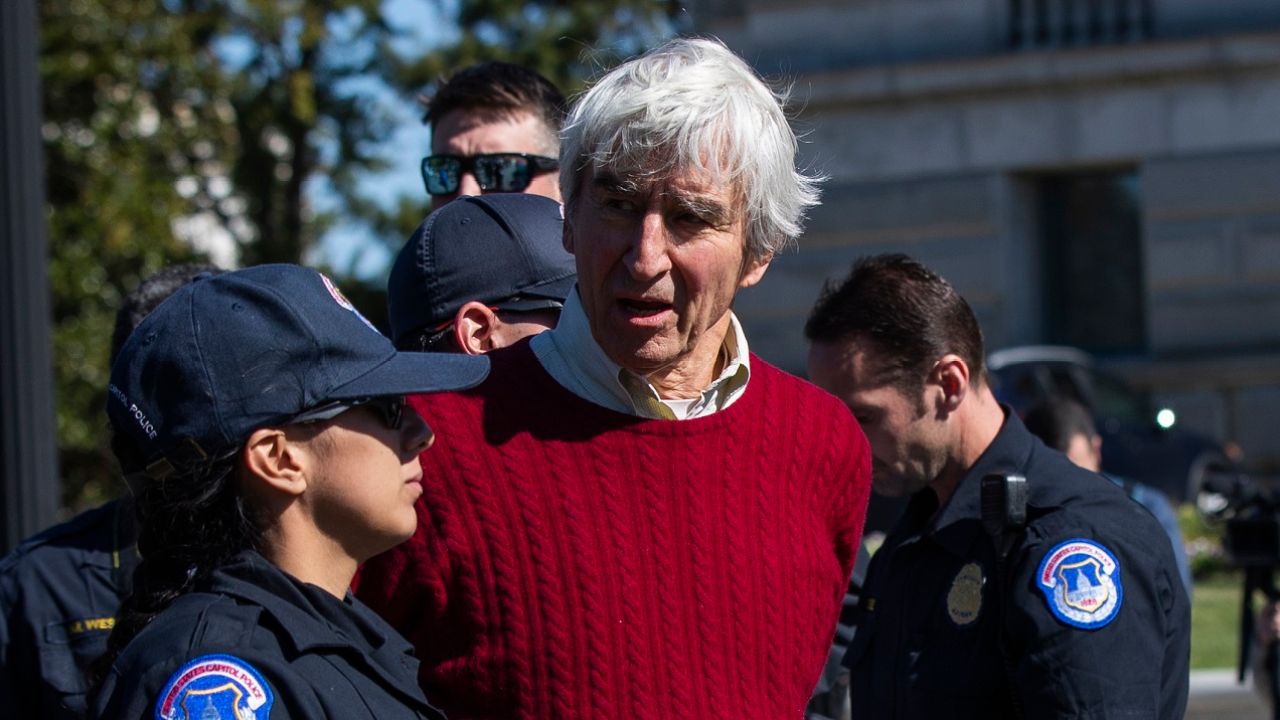 ‘Law & Order’ Dad Sam Waterston Arrested With Jane Fonda At D.C. Climate Protest