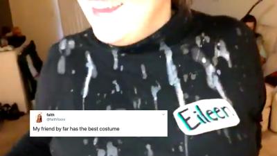 Happy Halloween To The Sick Fucks Who Literally Dressed Up As “Cum On Eileen”