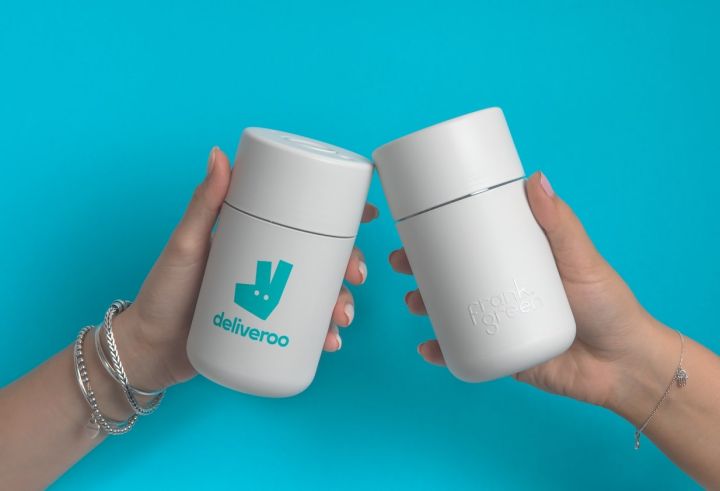 Deliveroo Is Slinging 4,000 Free Frank Green Cups In Honour Of Its 4th Birthday