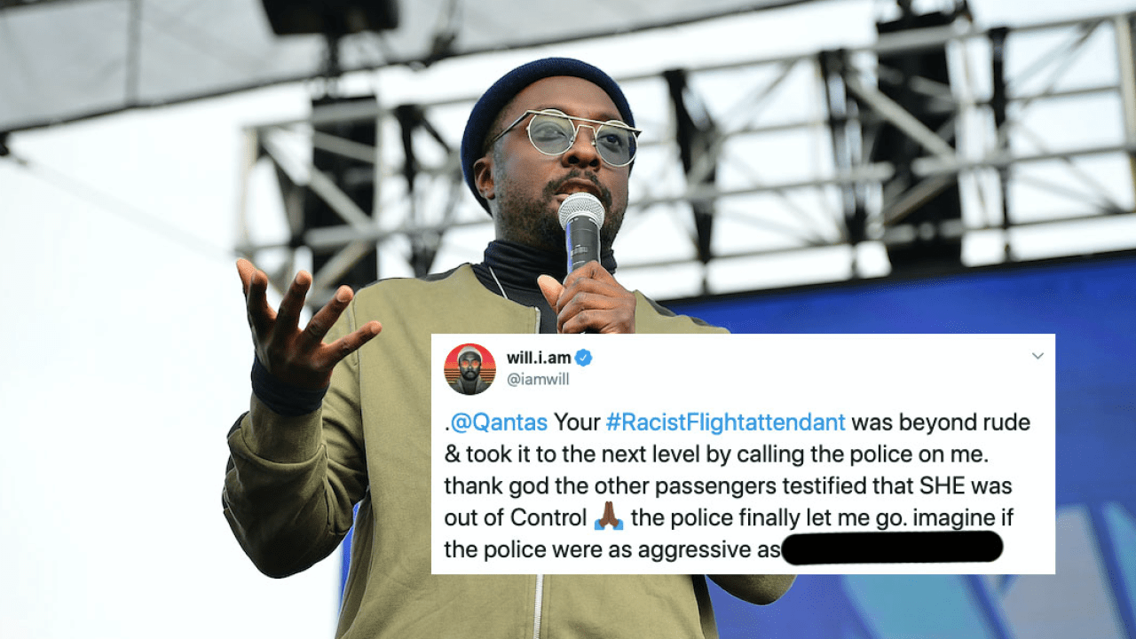 Flight Attendants Come Out In Support Of Qantas Stewardess Who Called Cops On Will.I.Am