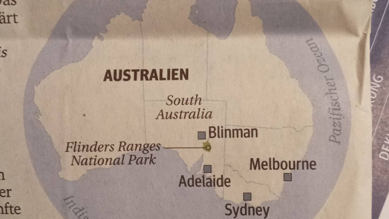 Please Enjoy This Austrian Newspaper’s Delightful Attempt At A Map Of Australia