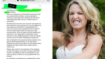 These Facebook Bridezilla Screenshots Are So Chaotic We Don’t Care If They’re Fake