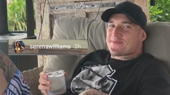 Dustin Martin Showed Up In Serena Williams’ Insta Story & We Demand To Know Why
