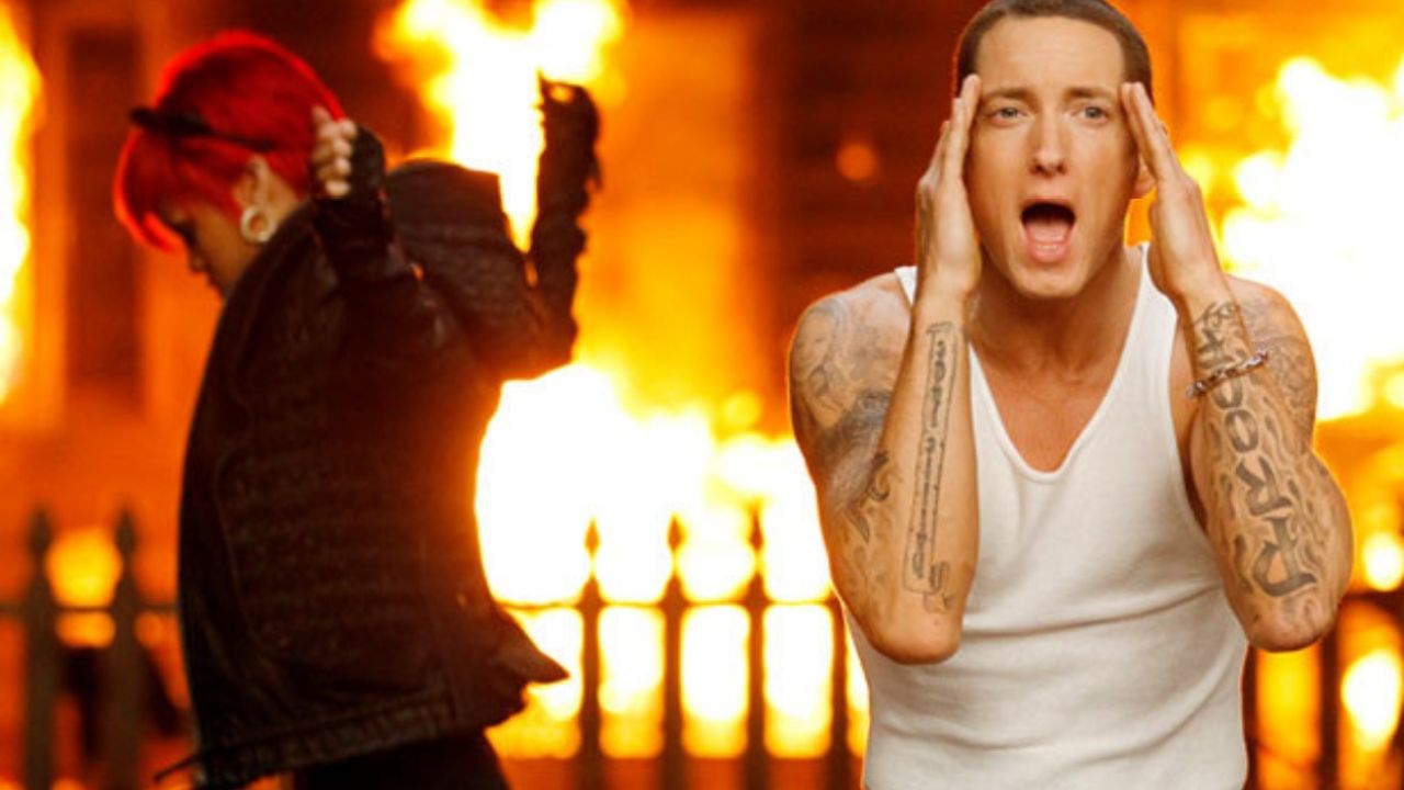 Here’s The Truth Behind That ‘Eminem Disses Rihanna, Sides With Chris Brown’ Leaked Lyric