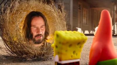 Keanu Reeves Plays A Sexy Tumbleweed In The New ‘SpongeBob’ Movie And No, You’re Not Dreaming