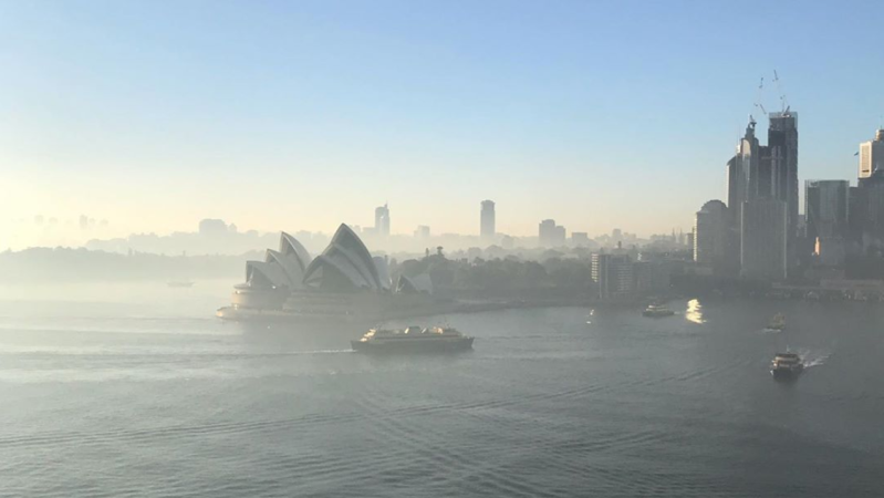 Sydney Chokes Through “Hazardous” Morning Haze From Bushfire Smoke