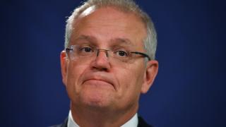 Scott Morrison Got Stuck In A Building Today After Bushfire Smoke Set Off The Alarms