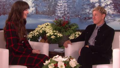 Please Enjoy Ellen & Dakota Johnson’s Gloriously Awkward Interview About A Bday Party Invite