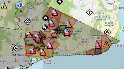 Eight Emergency Warnings Issued For East Gippsland With Fires “Growing As We Speak”