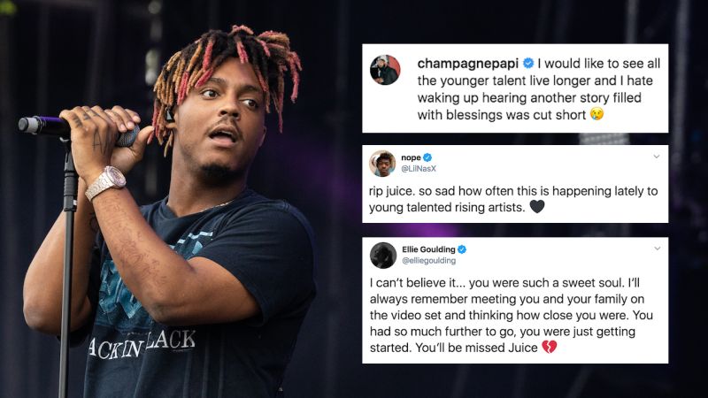 Drake, Travis Scott & More Speak Out After Tragic Death Of Young Star Juice WRLD