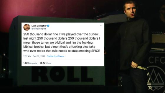 Liam Gallagher’s Melbourne Show Got Cut Off Literally Mid-Song & He’s Fucking Ropeable
