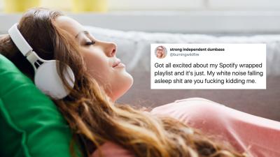 Spotify’s End-Of-Year Playlists Have Exposed Everyone Who Uses White Noise To Sleep