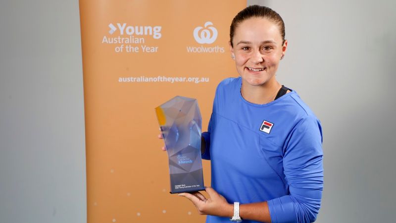 Ash Barty Adds To Her Impressive Resume By Winning Young Australian Of The Year