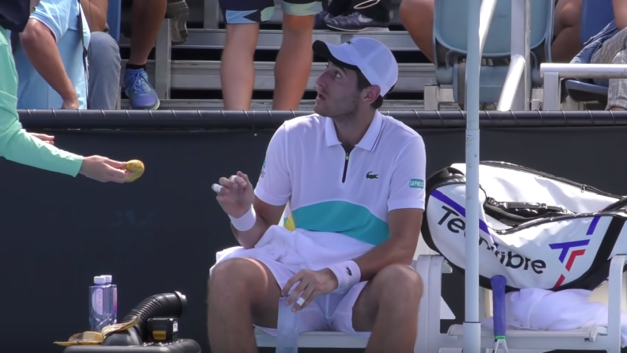 A Tennis Player Asked A Ball Kid To Peel His Banana, Which Screams Only Child To Me