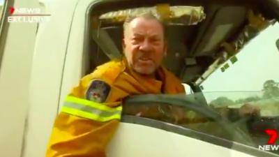 An Exhausted Firie Stopped His Truck To Straight-Up Tell The PM “Go And Get Fucked”