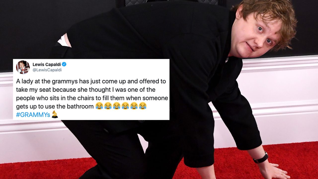 Lewis Capaldi Was Mistaken For A Grammys Seat-Filler Which Is The Most Lewis Capaldi Thing