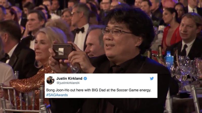 ‘Parasite’ Helmer Bong Joon-Ho Was Such A Proud Dad At The SAG Awards & My Heart Is Full