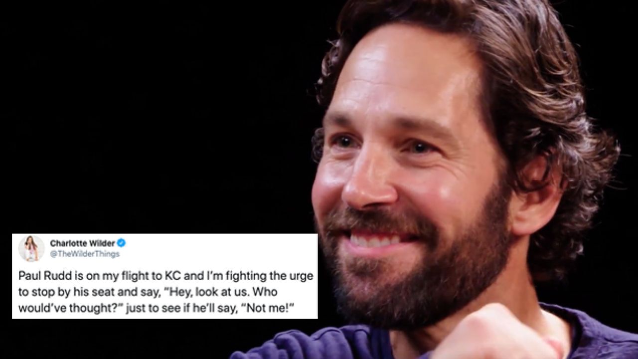 Paul Rudd Is Leaning All The Way In On His Own ‘Hot Ones’ Meme & Who Would’ve Thought