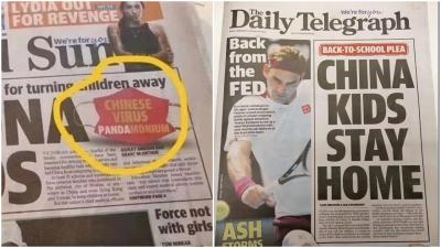 Newspapers Urged To Apologise For Racist & “Downright Offensive” Coronavirus Headlines