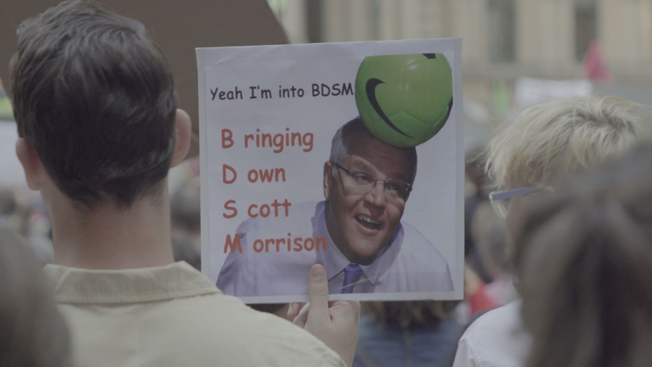 Australians Are Protesting To Have Scott Morrison Sacked & The Signs Are Fkn Incredible