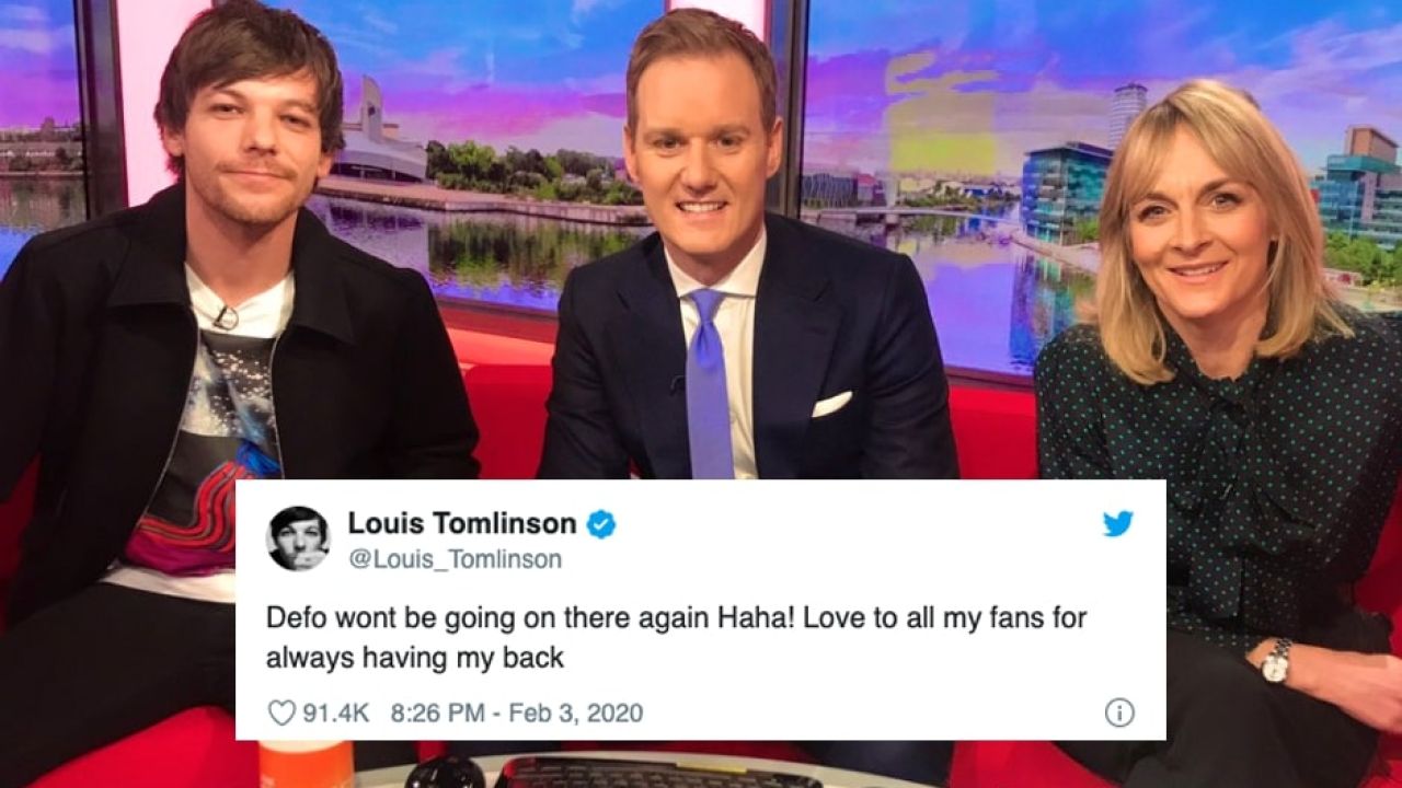 Louis Tomlinson Torches ‘BBC Breakfast’ For Asking Him “Painful” Questions About Grief