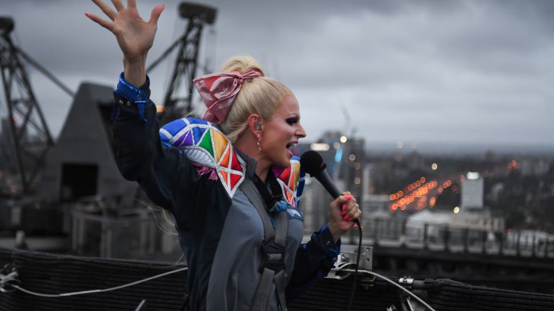 Courtney Act Almost Lost Her Wig During The Sydney Harbour Bridge’s First Ever Drag Show