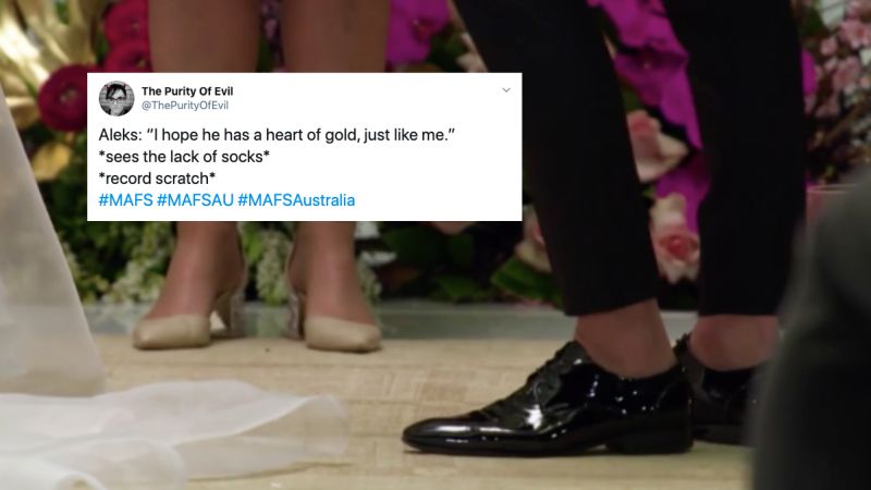 Twitter’s Haunted By Ivan’s Lack Of Socks On ‘MAFS’, Which Is Probably Why He Was Fkn Single