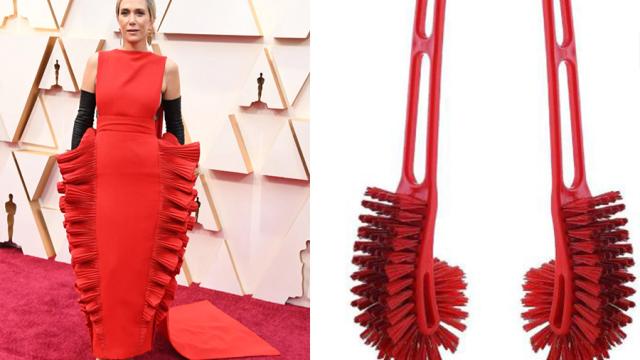 2020 Oscars Red Carpet Fashion As Various Inanimate Objects, ‘Cause Art Imitates Life