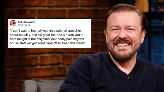 Ricky Gervais Is Rattling Off Edgy 2020 Oscars Jokes Despite Not Being Asked To Host