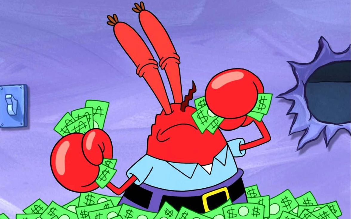 Spongebob Squarepants - Mr Krabs - save money tips