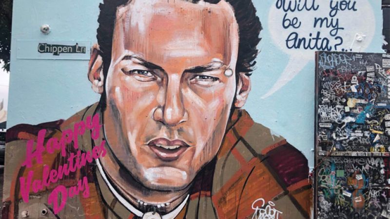 An Insanely Romantic Drazic Mural Has Popped Up In Sydney Just In Time For V-Day