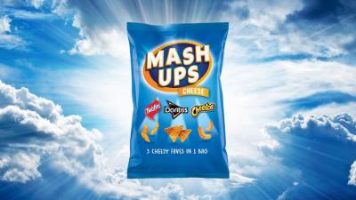 Behold Mash Ups: A Blessed, Cheesy Combination Of Twisties, Doritos And Cheetos