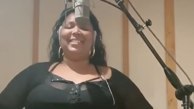 Lizzo Is Back In The Studio Recording New Music & I Can Already Smell Another Grammy