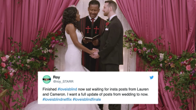 17 Tweets From The ‘Love Is Blind’ Finale That Are Mostly About My Boos Cameron & Lauren