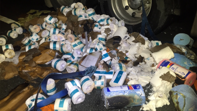 A Truck Full Of Toilet Paper Literally Burst Into Flames And We Probably Deserve It
